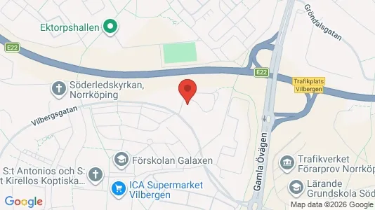 Apartments for rent i Norrköping - kort over placeringen