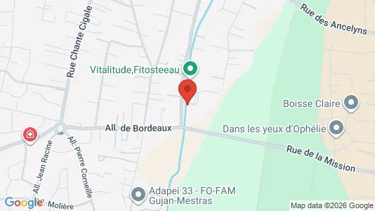 Apartments for rent i Arcachon - kort over placeringen