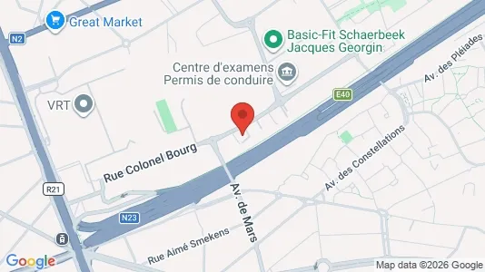 Apartments for rent i Brussels Schaarbeek - kort over placeringen