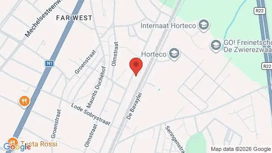 Apartments for rent i Vilvoorde - kort over placeringen