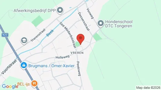 Apartments for rent i Tongeren - kort over placeringen