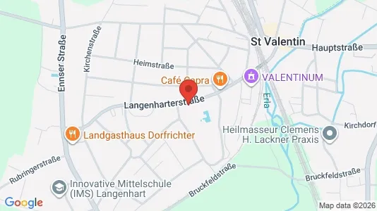 Apartments for rent i Ernsthofen - kort over placeringen