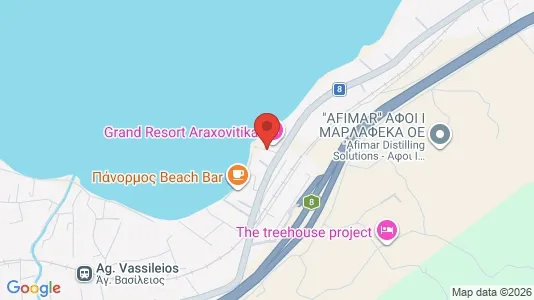 Apartments for rent i Patras - kort over placeringen