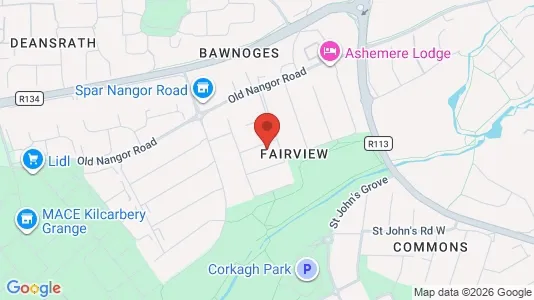 Apartments for rent i Dublin 22 - kort over placeringen