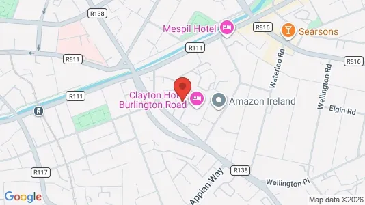 Apartments for rent i Dublin 4 - kort over placeringen