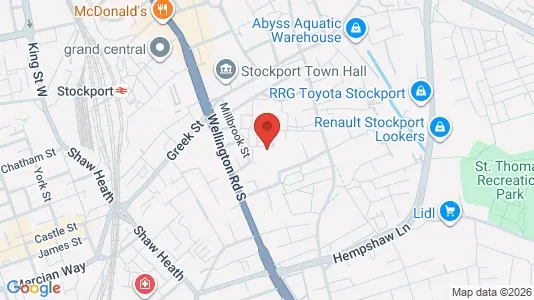 Apartments for rent i Stockport - Cheshire - kort over placeringen