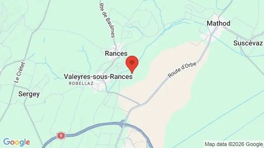 Apartments for rent i Jura-Nord vaudois - kort over placeringen