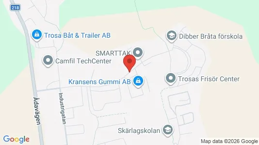 Apartments for rent i Trosa - kort over placeringen