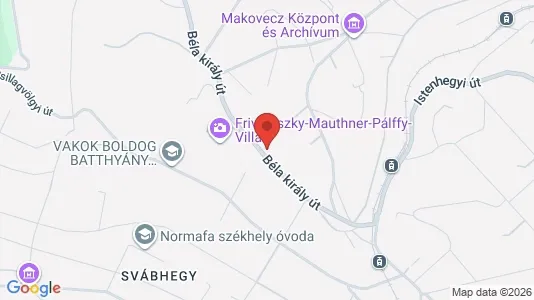 Apartments for rent i Budapest Hegyvidék - kort over placeringen