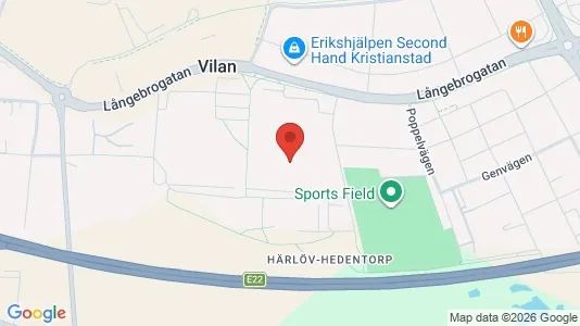 Apartments for rent i Kristianstad - kort over placeringen