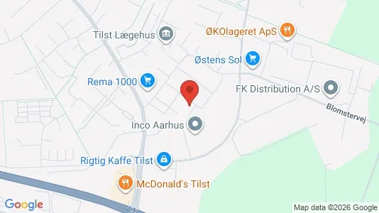 Apartments for rent i Tilst - kort over placeringen