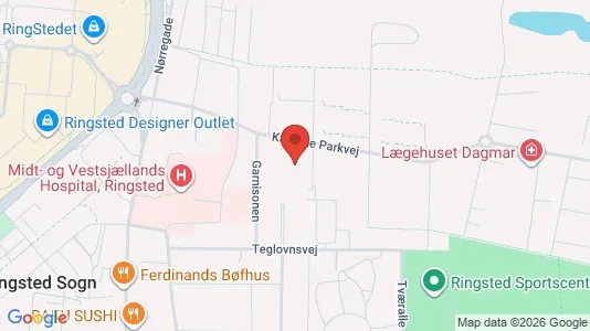 Apartments for rent i Ringsted - kort over placeringen