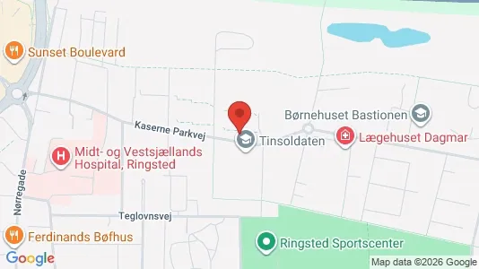 Apartments for rent i Ringsted - kort over placeringen