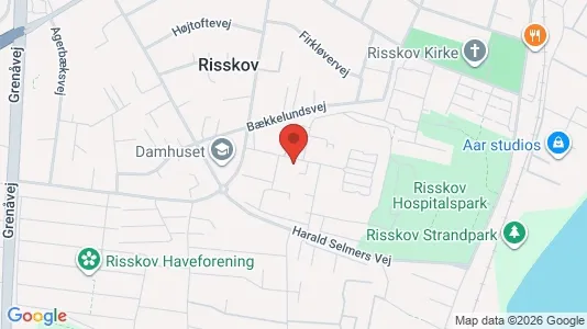 Apartments for rent i Risskov - kort over placeringen