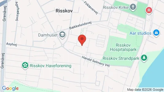 Apartments for rent i Risskov - kort over placeringen
