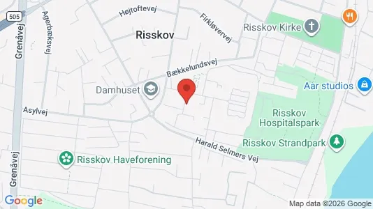 Apartments for rent i Risskov - kort over placeringen