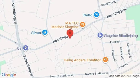 Apartments for rent i Slagelse - kort over placeringen