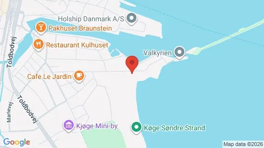 Apartments for rent i Køge - kort over placeringen