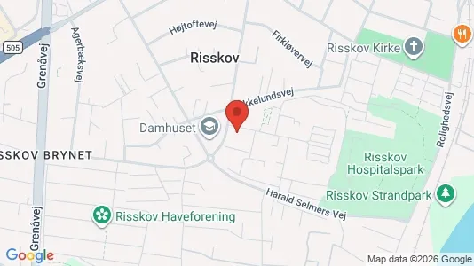 Apartments for rent i Risskov - kort over placeringen