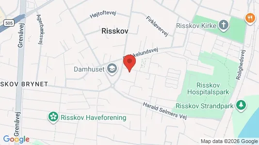 Apartments for rent i Risskov - kort over placeringen