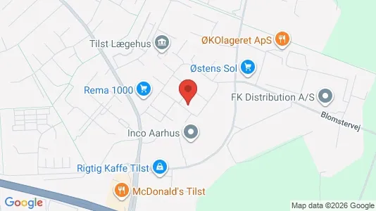 Apartments for rent i Tilst - kort over placeringen