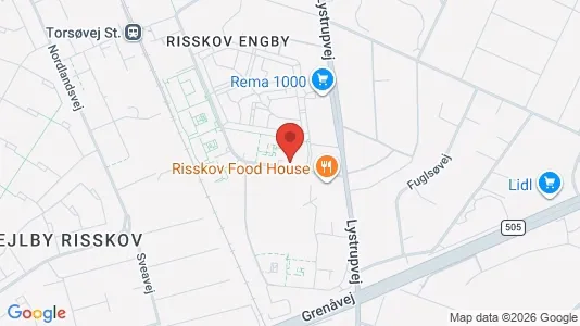 Apartments for rent i Risskov - kort over placeringen