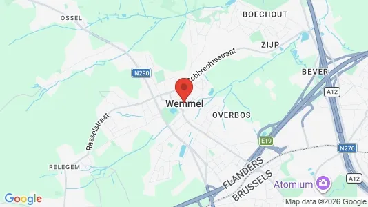 Apartments for rent i Wemmel - kort over placeringen