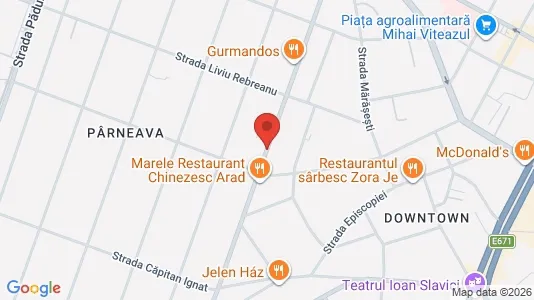 Apartments for rent i Arad - kort over placeringen