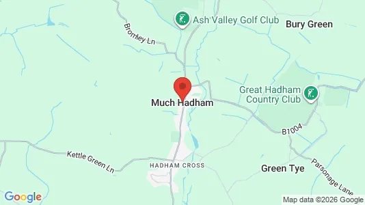 Apartments for rent i Much Hadham - Hertfordshire - kort over placeringen