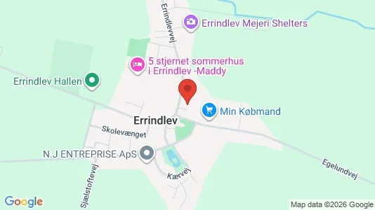 Apartments for rent i Errindlev - kort over placeringen