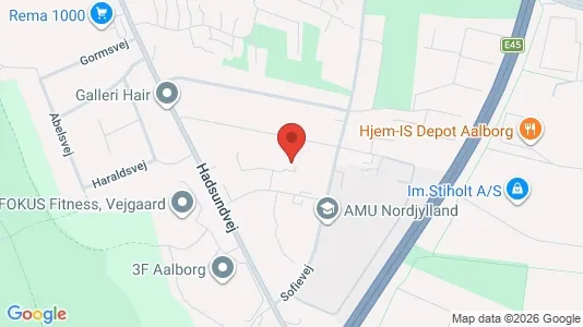 Apartments for rent i Aalborg Center - kort over placeringen