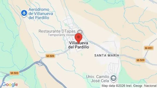 Apartments for rent i Villanueva del Pardillo - kort over placeringen