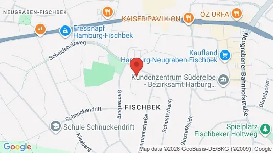 Apartments for rent i Hamburg Harburg - kort over placeringen