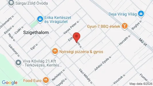Apartments for rent i Ráckevei - kort over placeringen