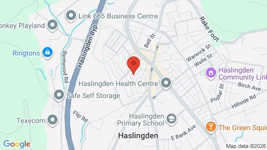 Rooms for rent i Rossendale - Lancashire - kort over placeringen
