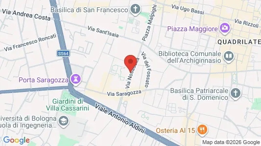 Rooms for rent i Bologna - kort over placeringen