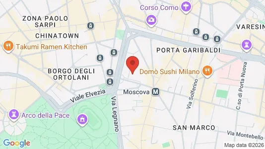Apartments for rent i Milano Zona 1 - Centro storico - kort over placeringen