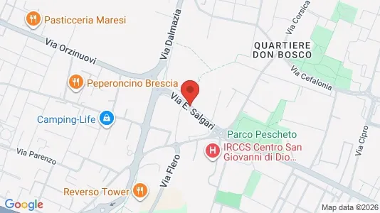 Rooms for rent i Brescia - kort over placeringen