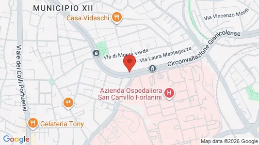 Rooms for rent i Roma Municipio XII – Monte Verde - kort over placeringen