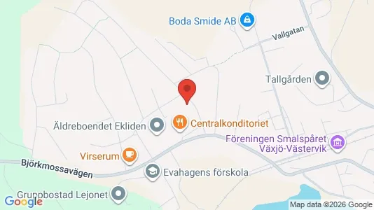 Apartments for rent i Hultsfred - kort over placeringen