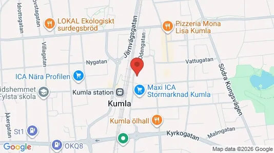 Apartments for rent i Kumla - kort over placeringen