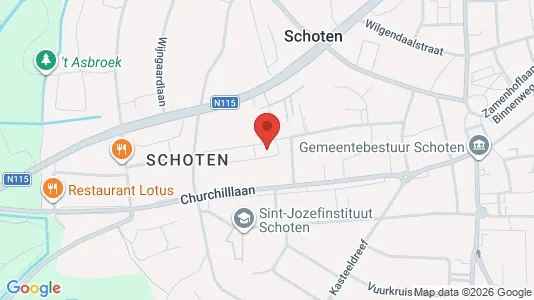 Apartments for rent i Schoten - kort over placeringen