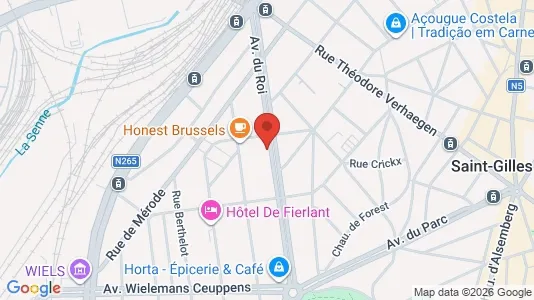 Apartments for rent i Brussels Vorst - kort over placeringen