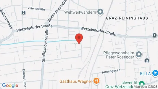 Apartments for rent i Graz - kort over placeringen