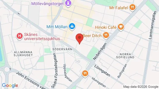 Apartments for rent i Malmö City - kort over placeringen