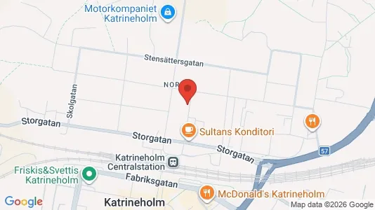 Apartments for rent i Katrineholm - kort over placeringen