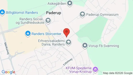 Apartments for rent i Randers SØ - kort over placeringen