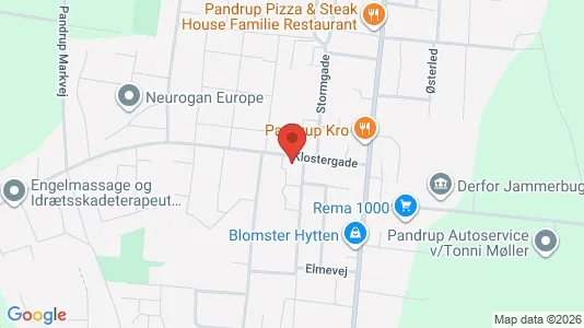 Apartments for rent i Pandrup - kort over placeringen
