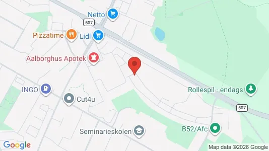 Apartments for rent i Aalborg SØ - kort over placeringen
