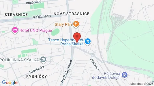 Apartments for rent i Prague 10 - kort over placeringen